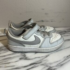 Nike Court Borough Low Recraft Sneaker lilac color Size 2 Youth Girls Slip On